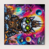 Puzzle Steampunk Space Chat I (Horizontal)