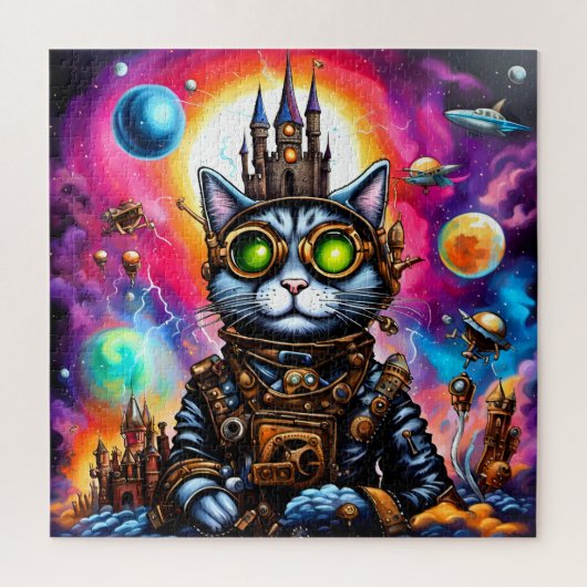Puzzle Steampunk Space Chat I (Vertical)
