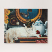 Puzzle Steampunk Thé de chat sous-marin (Horizontal)