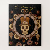 Puzzle Steampunk Thème Top Hat Skull Thunder_Cove (Vertical)