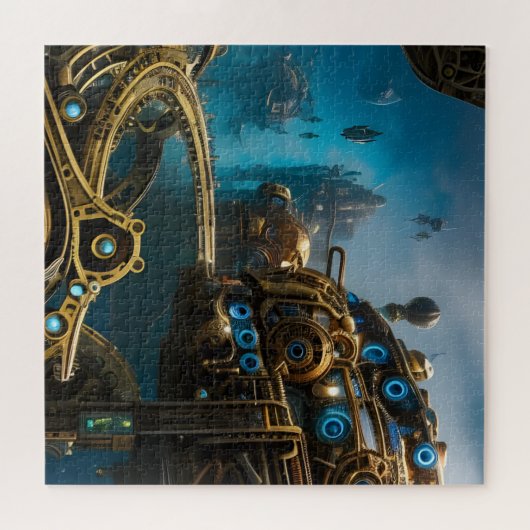 Puzzle Steampunk ville perdue d'Atlantis (Horizontal)