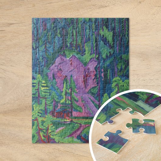 Puzzle Steinbruch bei Wildboden | Ernst Ludwig Kirchner