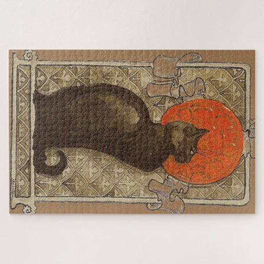 Puzzle Steinlein Chat Art Nouveau Publicité Animaux (Horizontal)