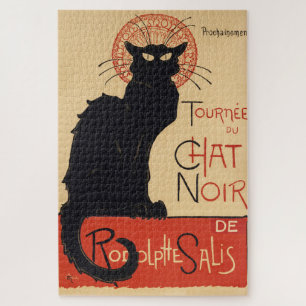 Puzzle Steinlen Art Nouveau Chat Noir Vintage Impression