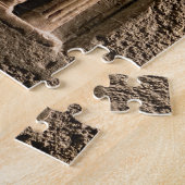Puzzle Stele votif de marbre et de grès avec le figu (Côté)