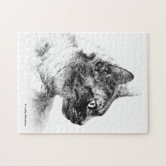 Puzzle Stella le chat gris (Horizontal)