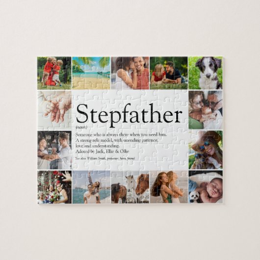 Puzzle Stepfather, Stepdad Définition 14 Photo Fun (Horizontal)