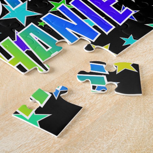 Puzzle "STEPHANIE" First Name, Fun "HAPPY BIRTHDAY" (Côté)