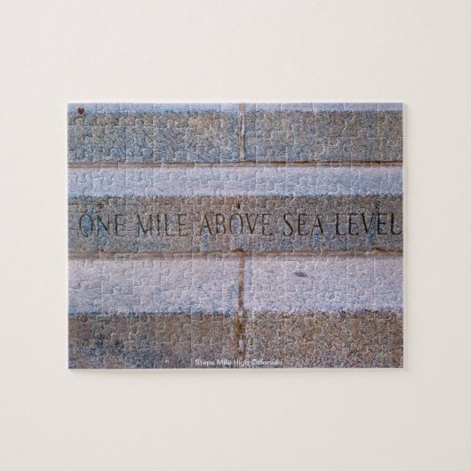 Puzzle Steps Mile High Colorado (Horizontal)