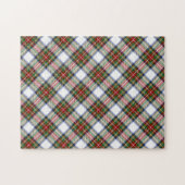 Puzzle Stewart Royal Robe Clan Tartan Plaid Motif (Horizontal)