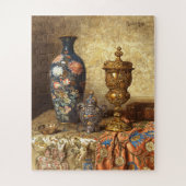 Puzzle Still Life avec Cloisonné Vase, (Vertical)