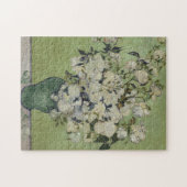 Puzzle Still Life: Pink Roses in a Vase by Van Gogh (Horizontal)