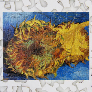 Puzzle Still Life Two Cut Sunflowers par Vincent van Gogh