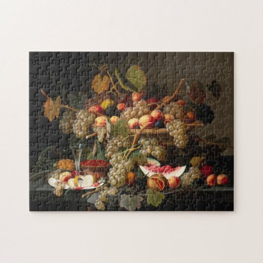 Puzzle Still life with fruit painting (Horizontal)