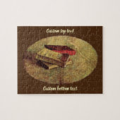 Puzzle Still Life with Three Books par Vincent van Gogh (Horizontal)