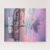 Puzzle Stockholm Capital of Sweden Night Skyline (Horizontal)