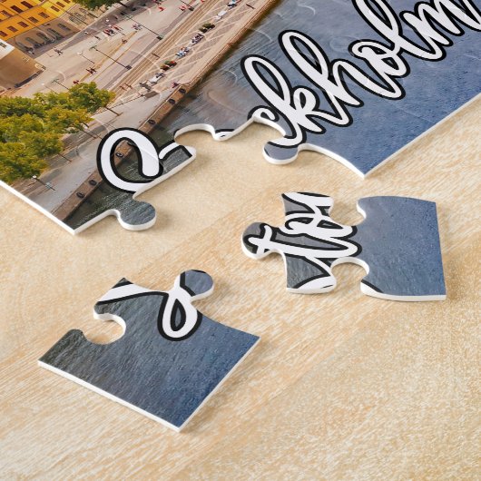 Puzzle Stockholm, Suède (Côté)