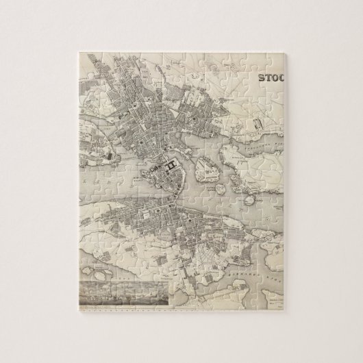 Puzzle Stockholm, Suède (Vertical)