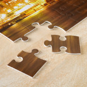 Puzzle Stockholm, Suède à Noël la nuit (Côté)