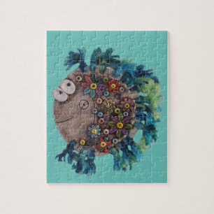 Puzzle - Stone and Yarn Fish Legpuzzel