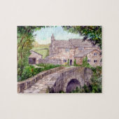 Puzzle Stone Bridge Watercolor (Horizontal)