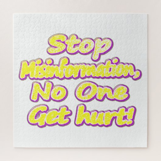 Puzzle "Stop Misinformation". Buy (homonymie) (Vertical)