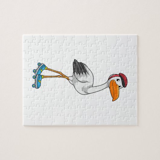 Puzzle Stork en Patinage en ligne avec Roller skates (Horizontal)