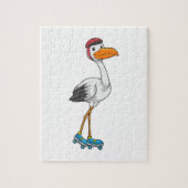 Puzzle Stork en Patinage en ligne avec Roller skates (Vertical)