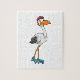 Puzzle Stork en Patinage en ligne avec Roller skates