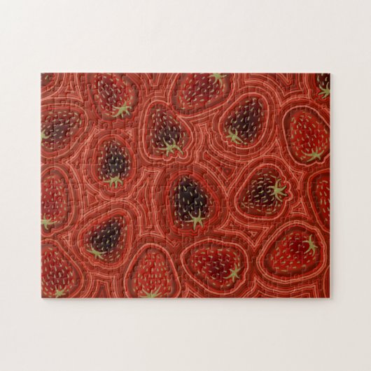 Puzzle Strawberry Dreams Notebook (Horizontal)