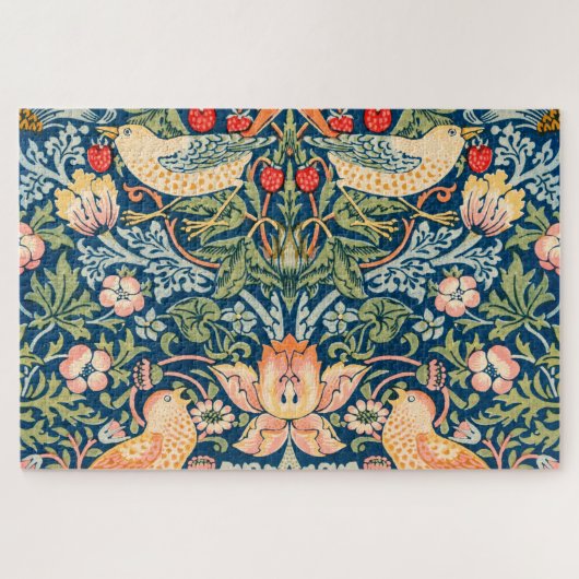 Puzzle Strawberry Thief (par William Morris) Jigsaw Puzzl (Horizontal)