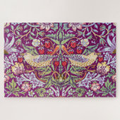 Puzzle Strawberry Thief Red, William Morris (Horizontal)