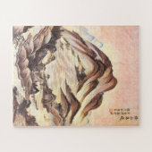 Puzzle Stream et Mountain Korean Joseon Dynasty Folk Art (Horizontal)