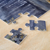 Puzzle Stream New England Paysage peinture aquarelle (Côté)