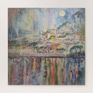 Puzzle Street Art Peinture Italie Faux Canvas Imprimer