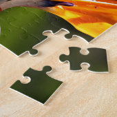 Puzzle Strelitzia. Oiseau de fleur de paradis (Côté)