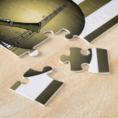 Puzzle ~Stripes musicaux de globes de ~ d'échelle (Côté)