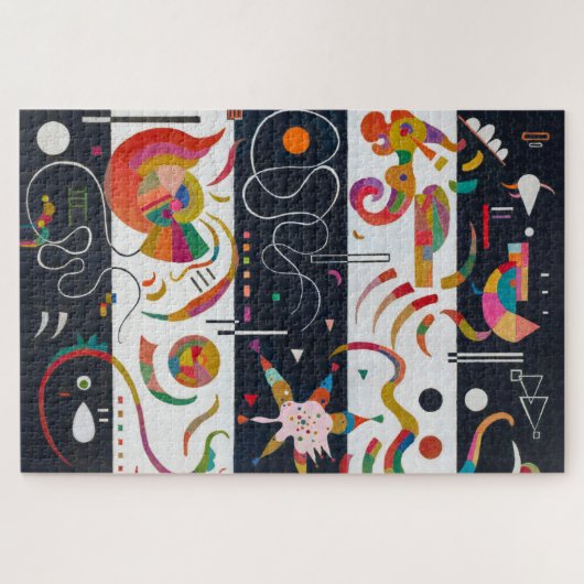 Puzzle Stripes, Wassily Kandinsky (Horizontal)