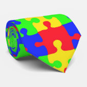 Puzzle Stropdas (Opgerold)