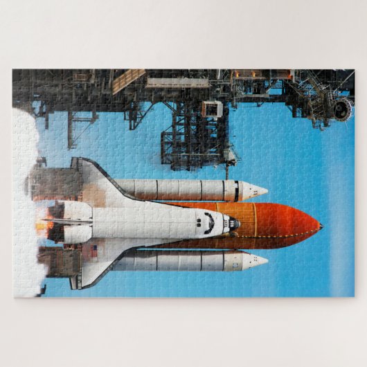 Puzzle STS-135 Navette spatiale Atlantis Levant (Horizontal)