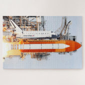 Puzzle STS-135 Space Shuttle Atlantis Side Photo Launch (Horizontal)