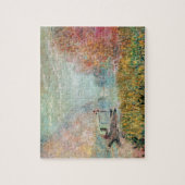 Puzzle Studio de bateau de Claude Monet | sur la Seine (Vertical)
