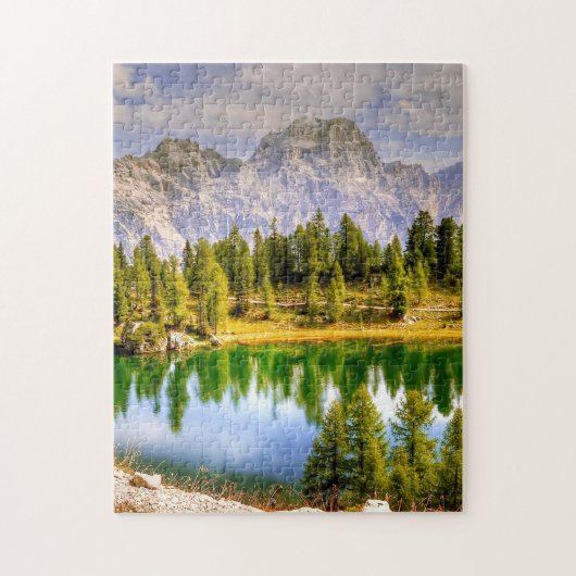 Puzzle Stunning Scenic View of Dolomite Mountains Italy (Vertical)