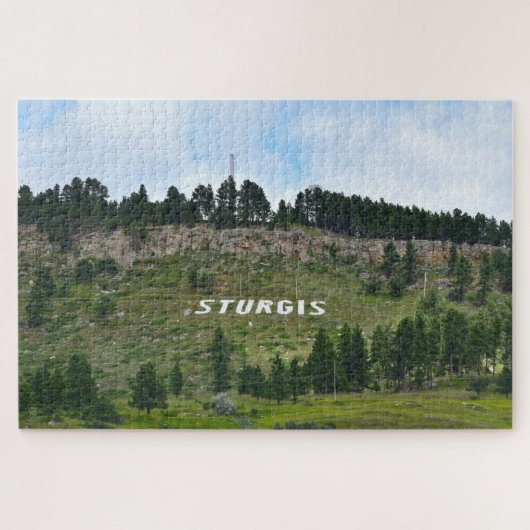 Puzzle Sturgis Hillside Sign, Dakota du Sud (Horizontal)