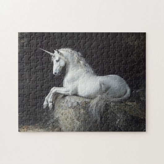 Puzzle Style antique Peinture Unicorne (Horizontal)