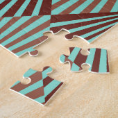 Puzzle Style Art Déco, texture transparente. (Côté)
