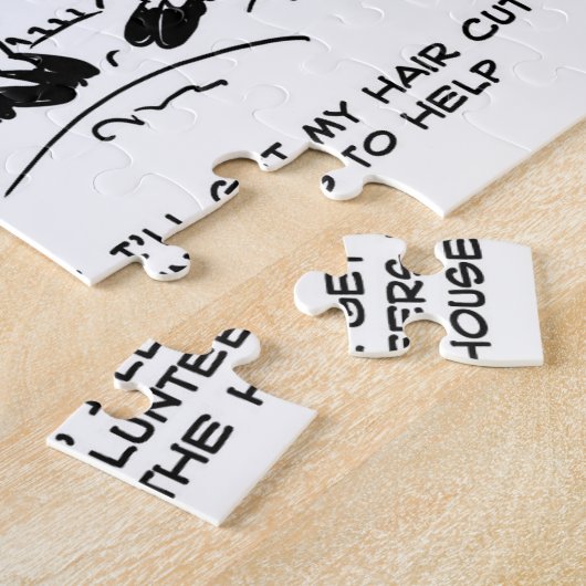 Puzzle Style cheveux longs en raison de l'absence de coup (Côté)