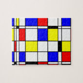 Puzzle Style d'art de Mondrian (Horizontal)