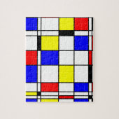 Puzzle Style d'art de Mondrian (Vertical)