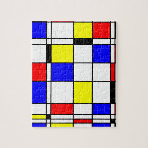 Puzzle Style d'art de Mondrian